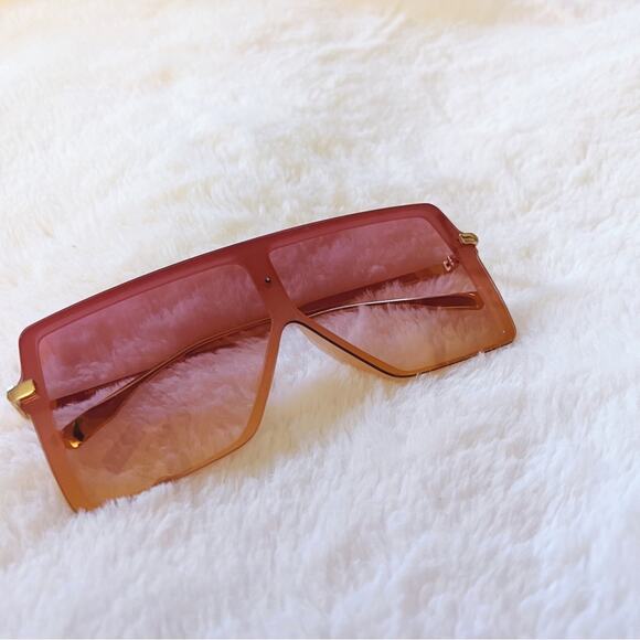 Ariel Pink Rectangle Full Frame Sunglasses - Picture 7 of 11